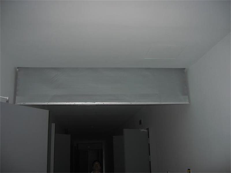 无机布挡烟垂壁